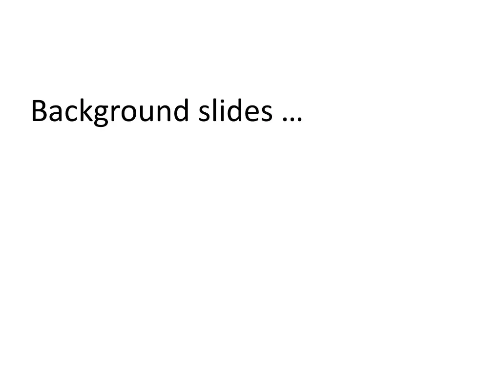 background slides