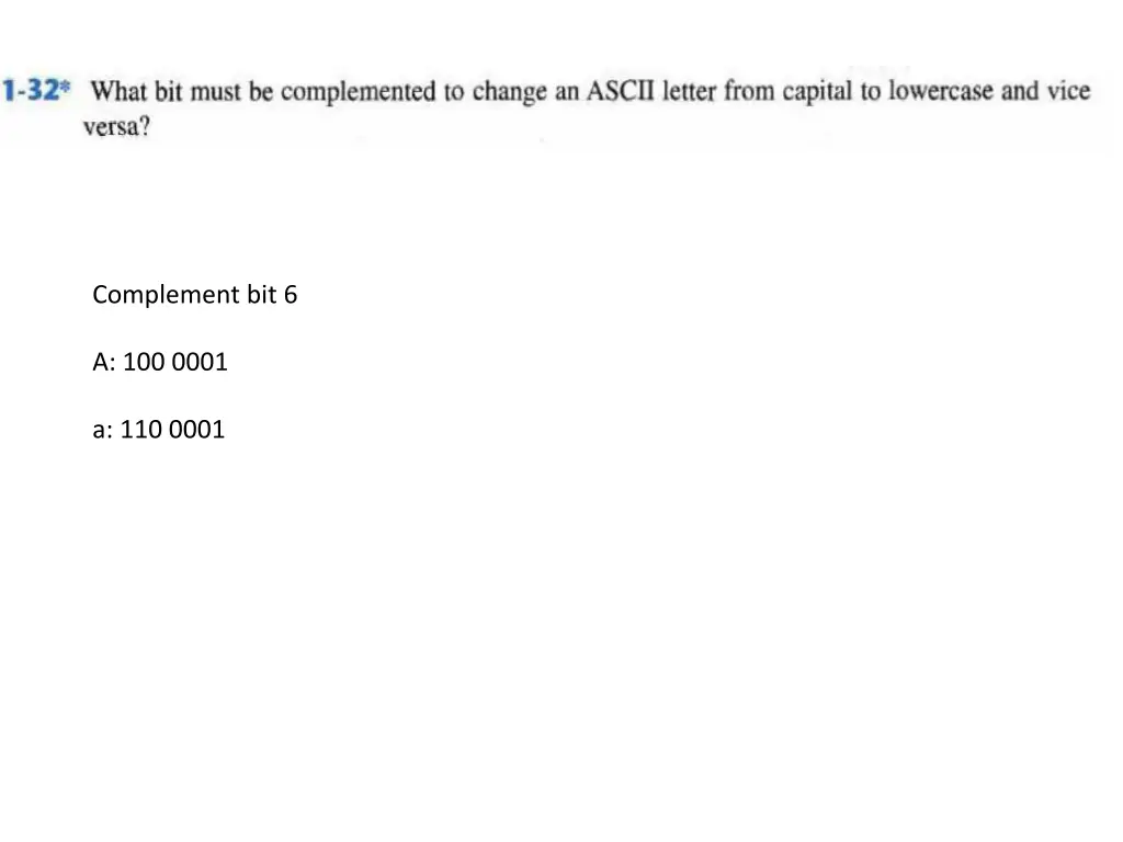 complement bit 6