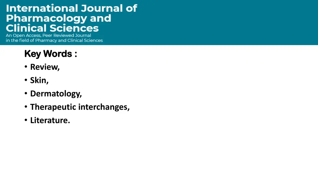 key words key words review skin dermatology