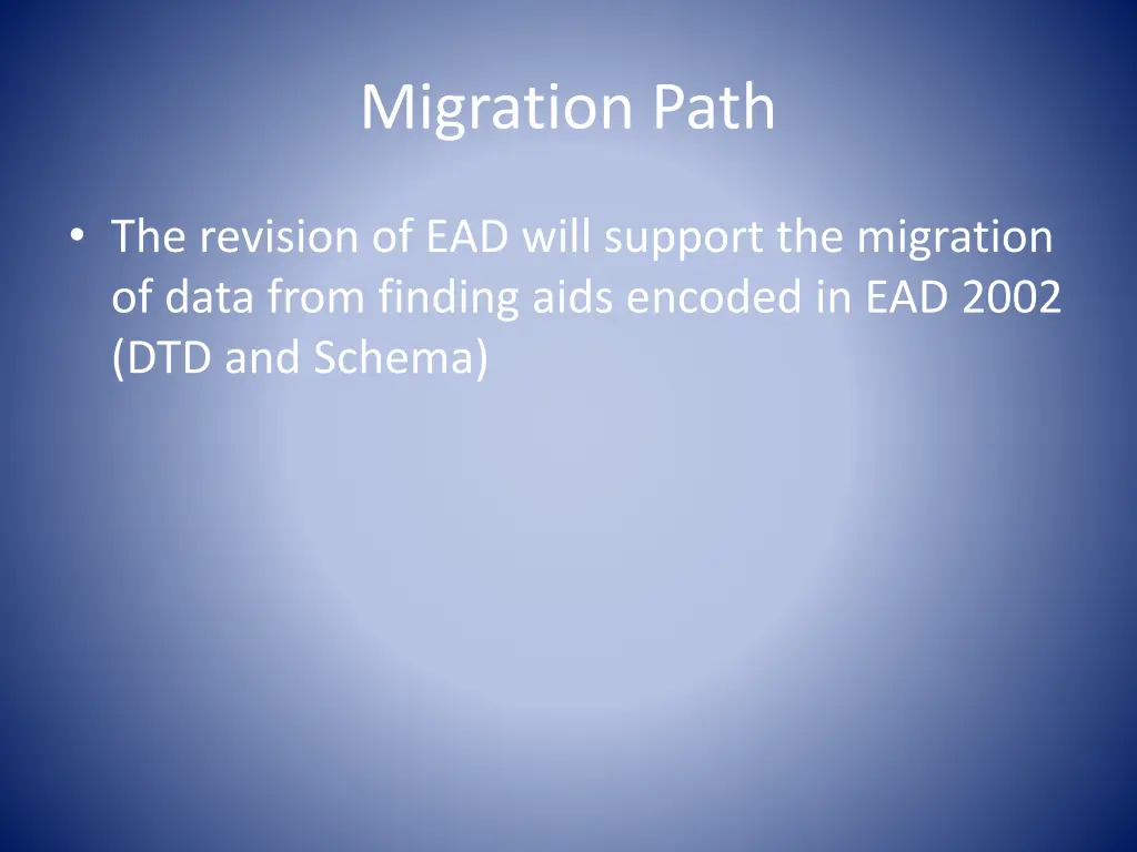 migration path