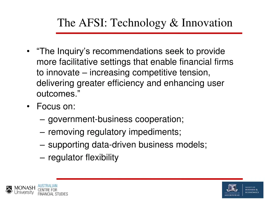 the afsi technology innovation
