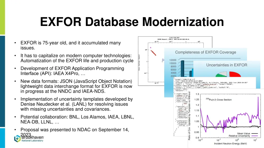 exfor database modernization