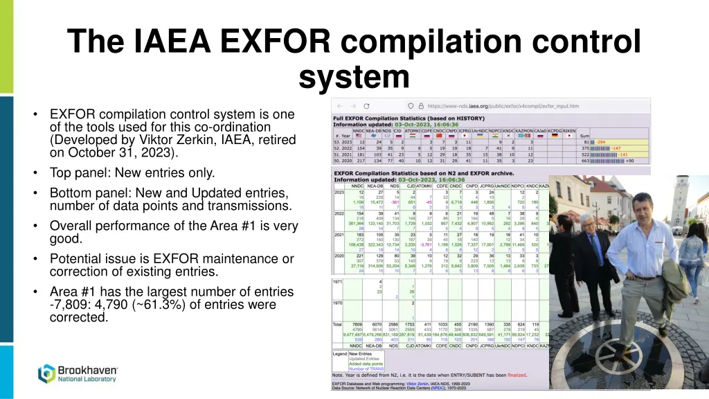 the iaea exfor compilation control system