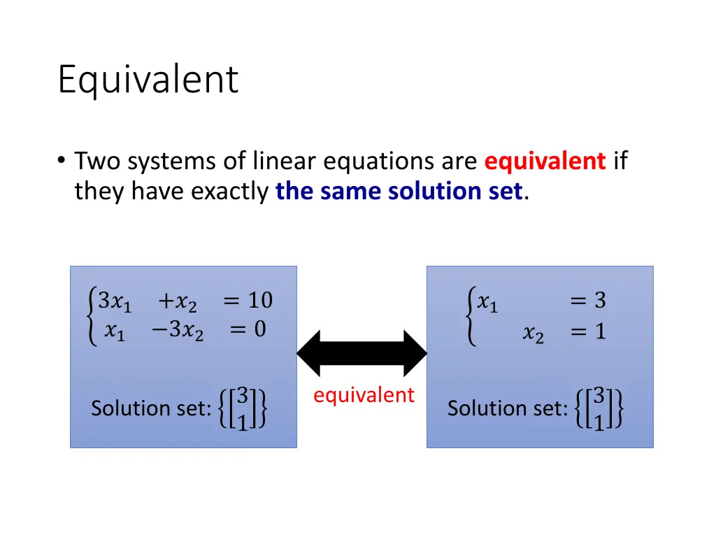 equivalent