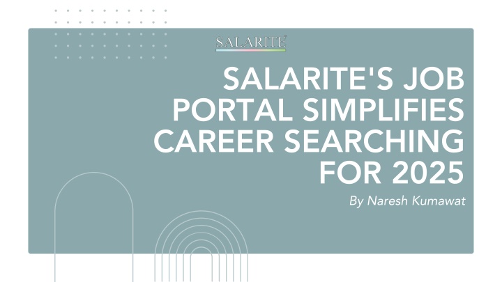 salarite s job portal simplifies career searching