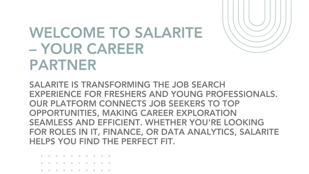 welcome to salarite your career partner