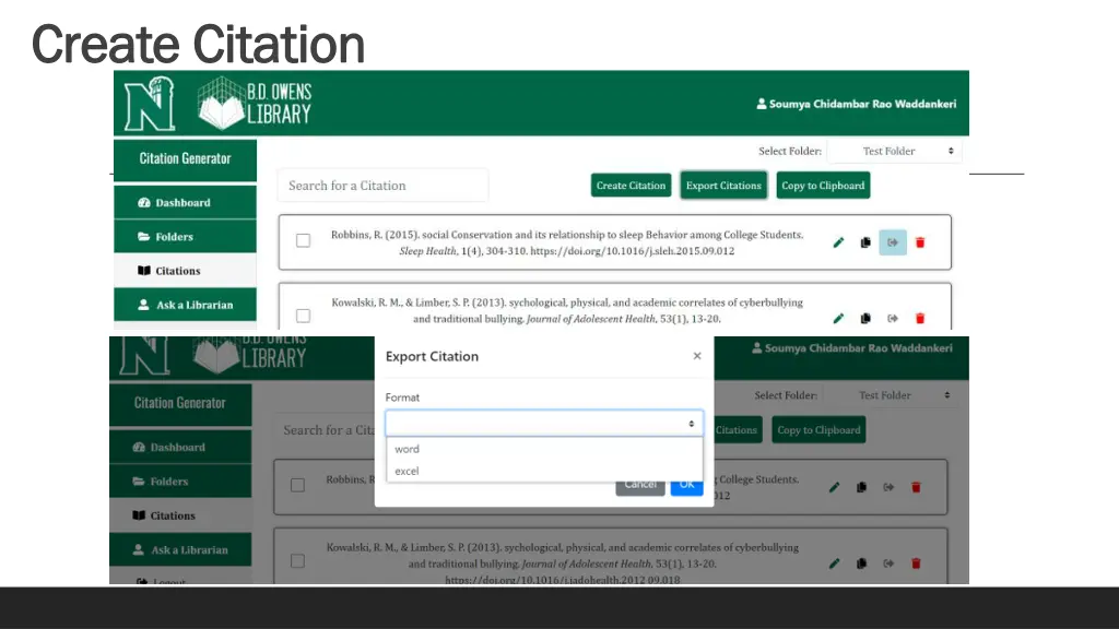 create citation create citation