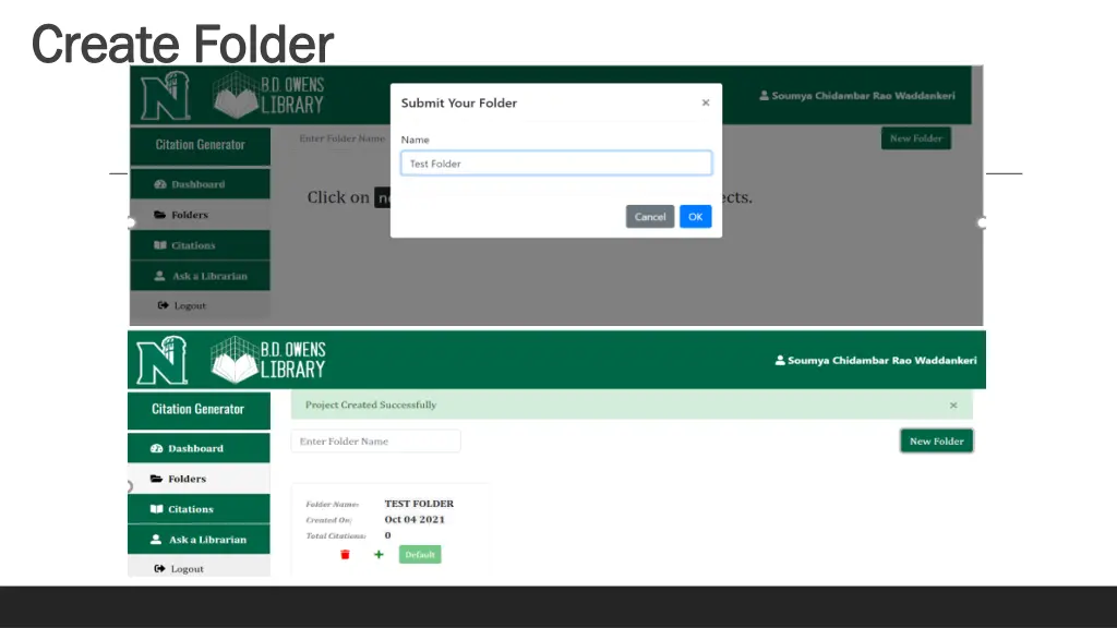 create folder create folder