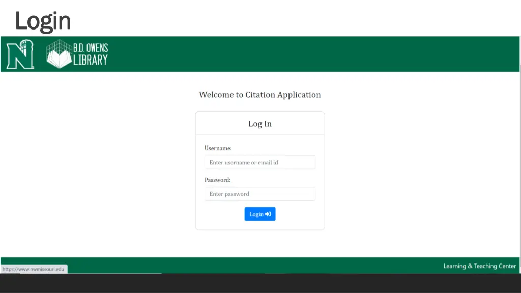 login login