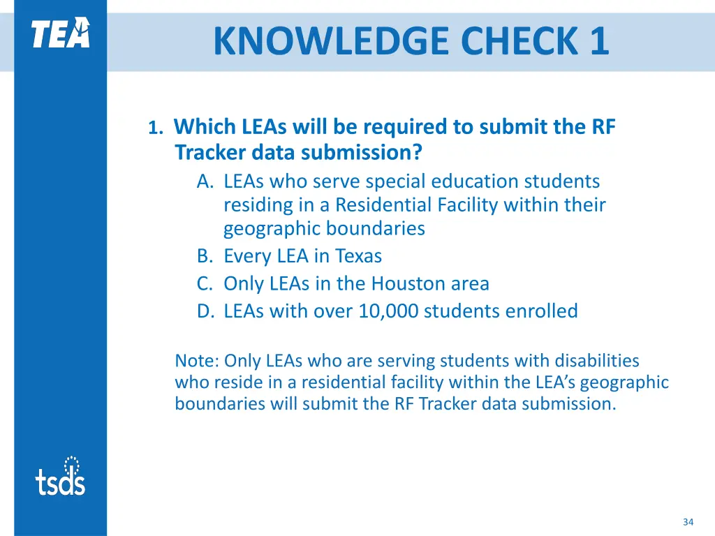 knowledge check 1
