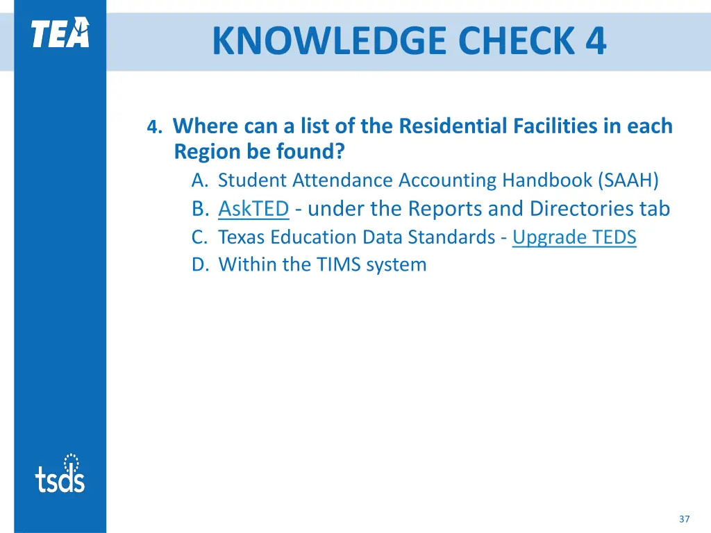 knowledge check 4