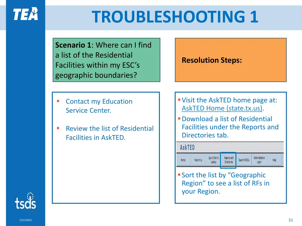 troubleshooting 1