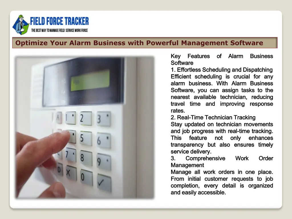 optimize your alarm business with powerful 2