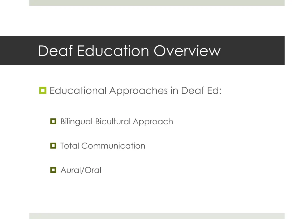 deaf education overview 4