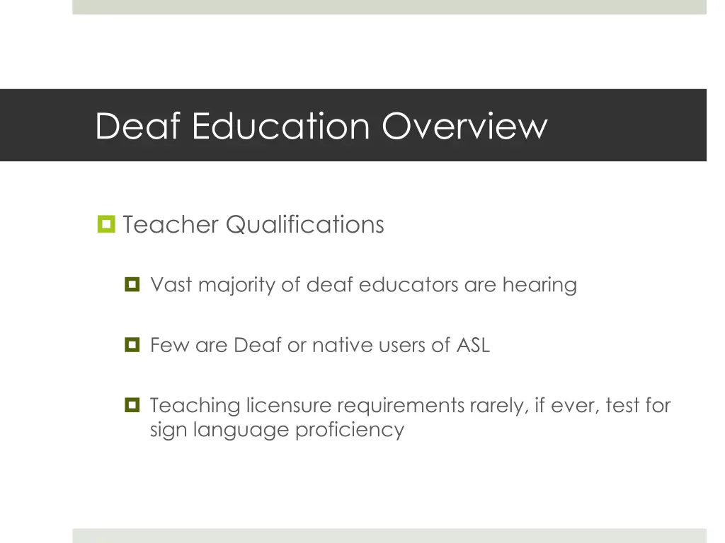 deaf education overview 6