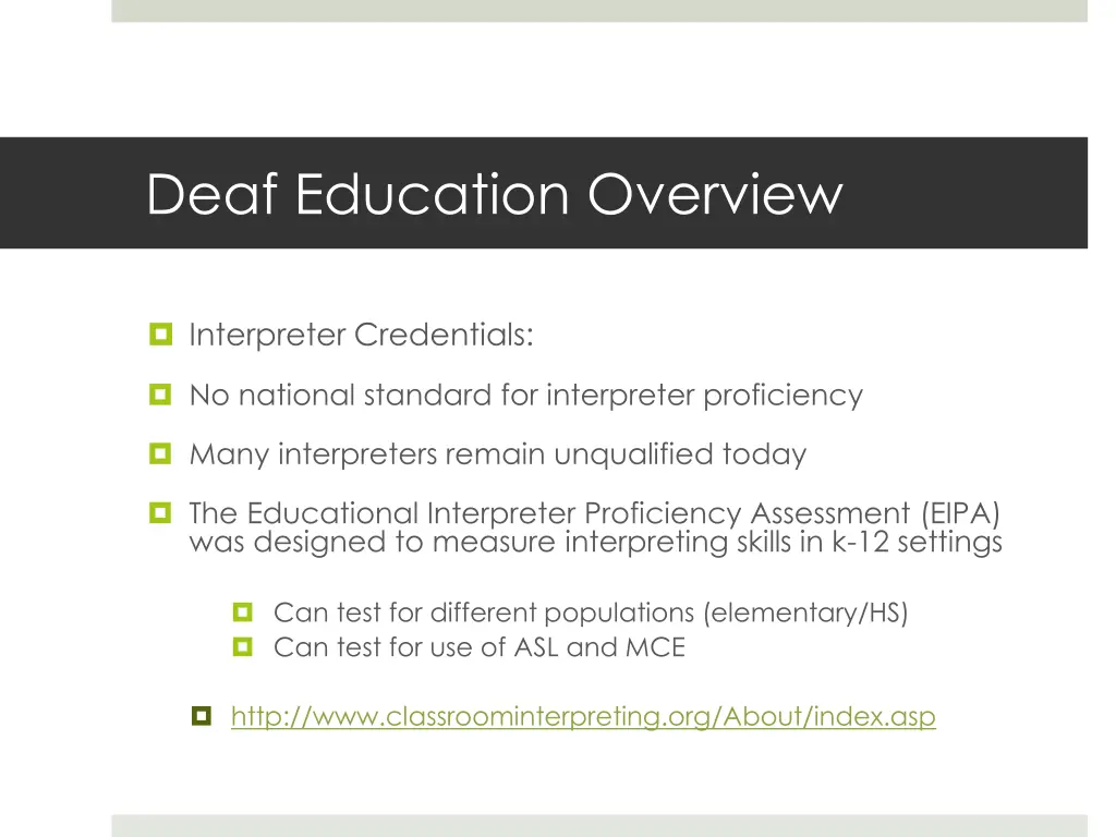 deaf education overview 7