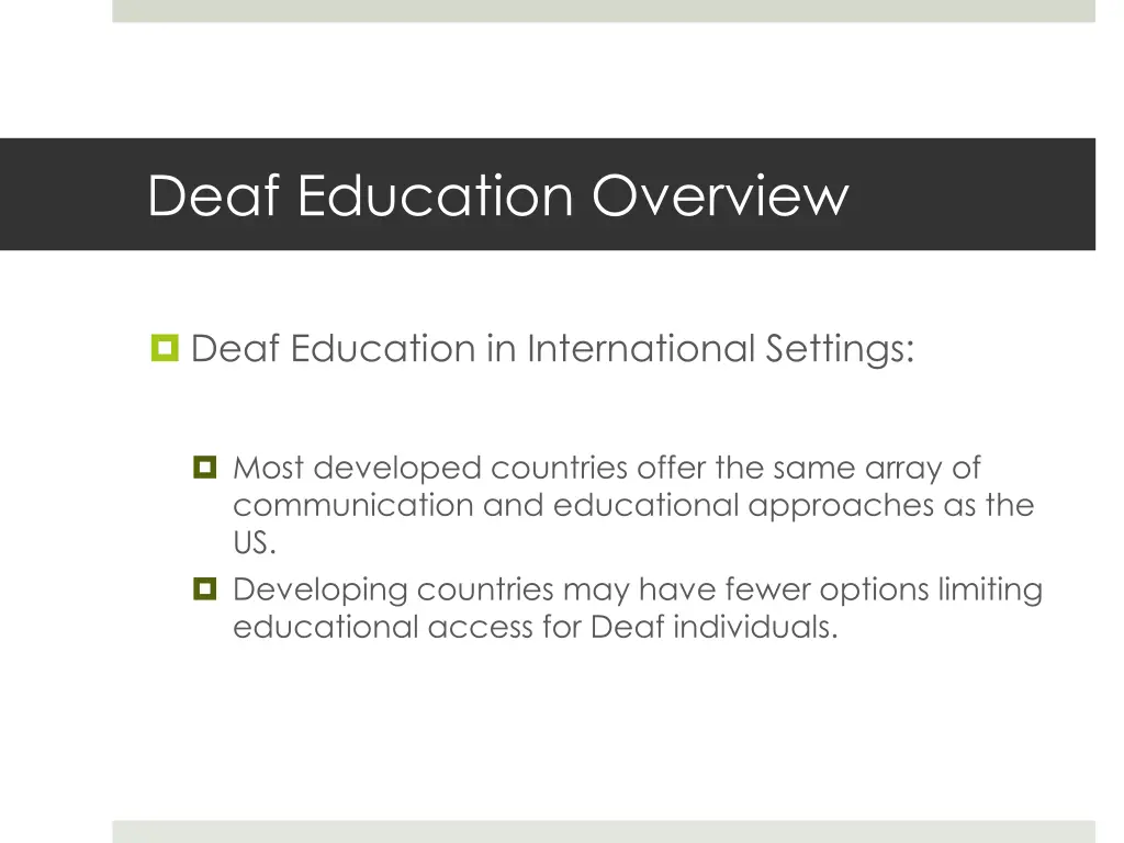 deaf education overview 8