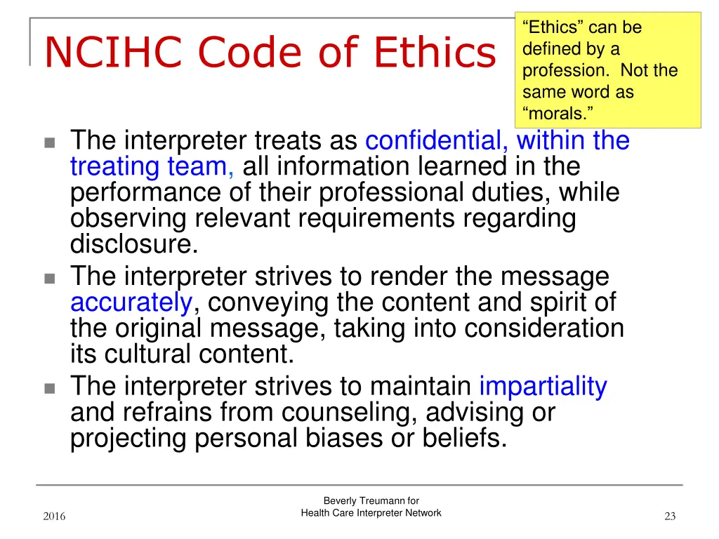 ethics can be defined by a profession