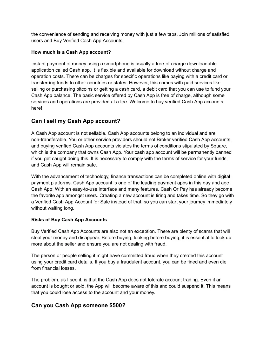 the convenience of sending and receiving money