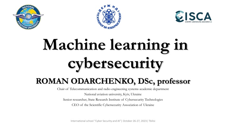 machine learning in cybersecurity roman