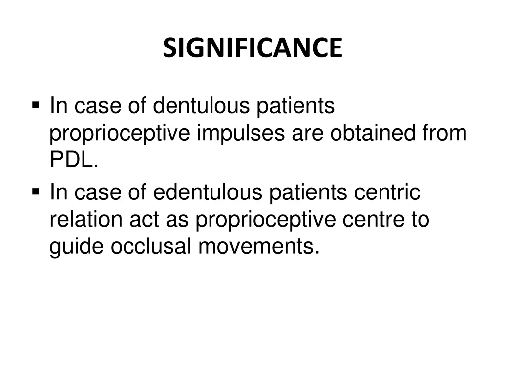 significance
