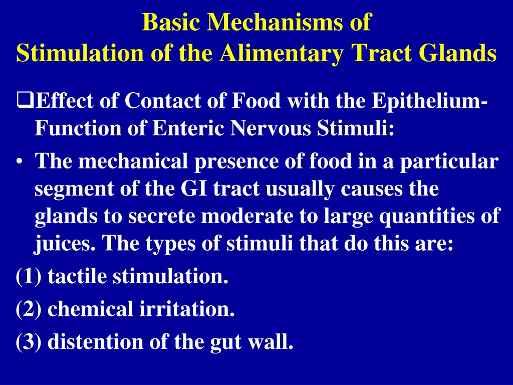 basic mechanisms of