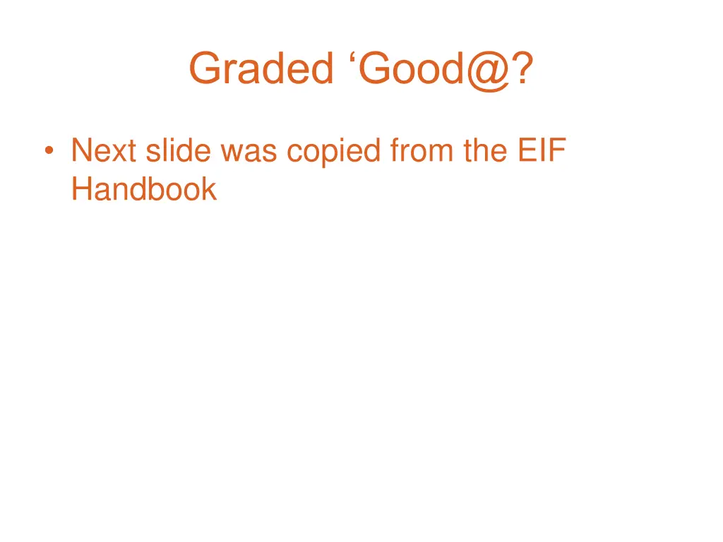 graded good@