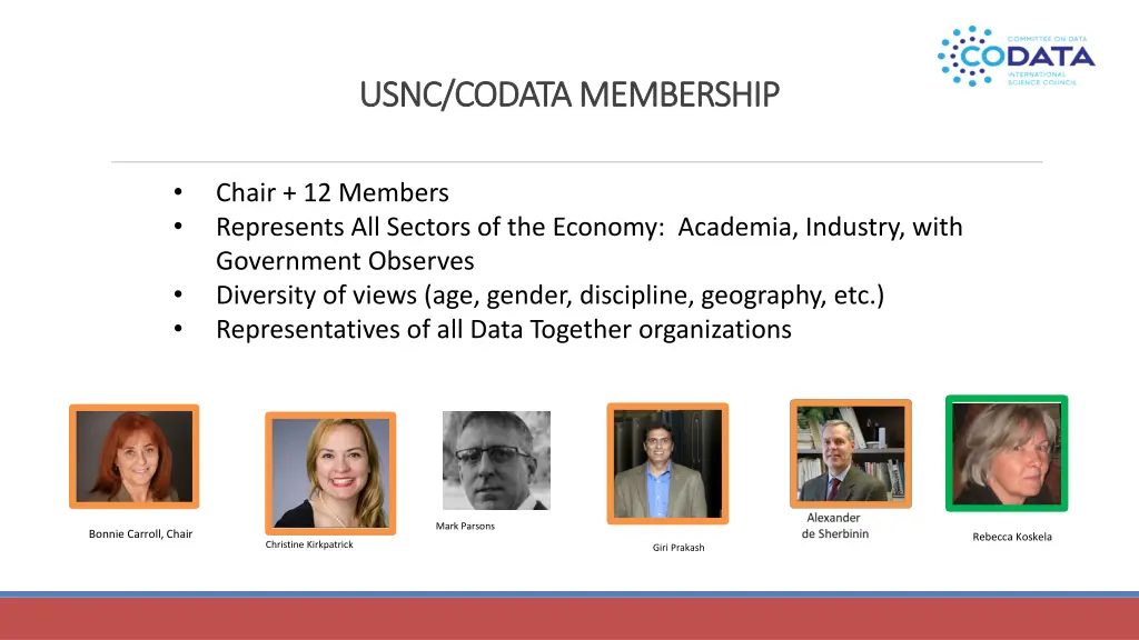 codata the committee on data for science 3