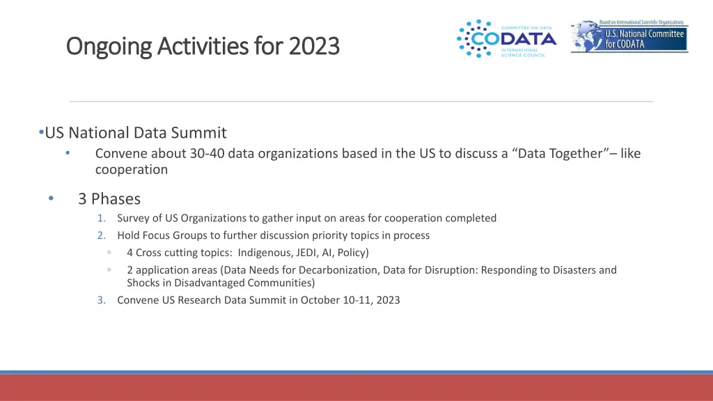 codata the committee on data for science 5