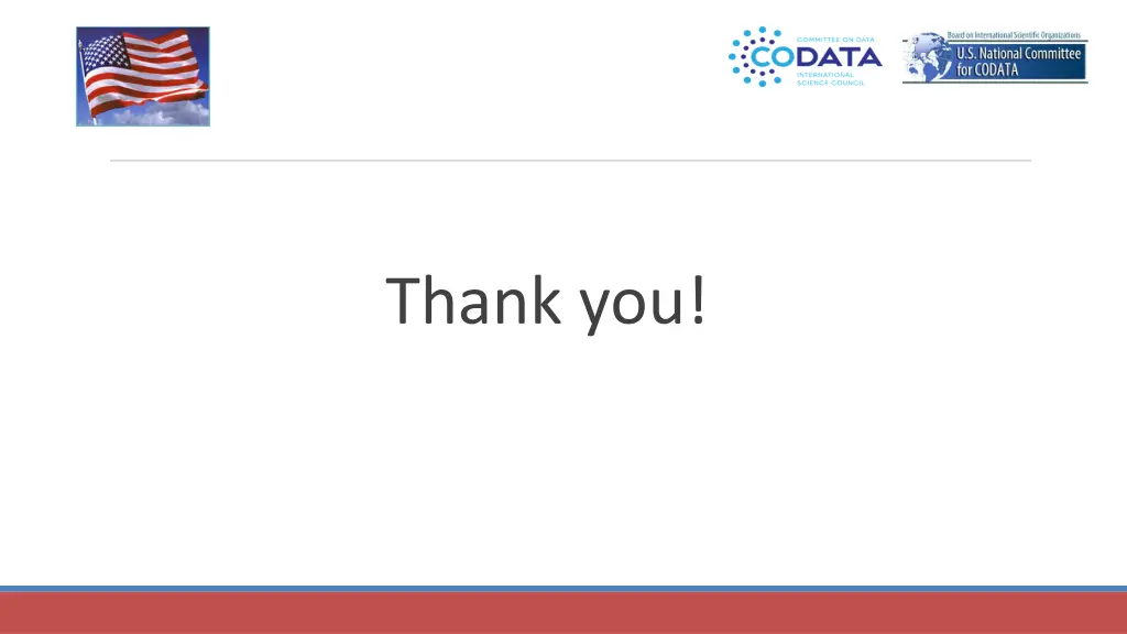 codata the committee on data for science 8
