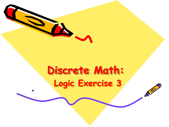 discrete math logic exercise 3