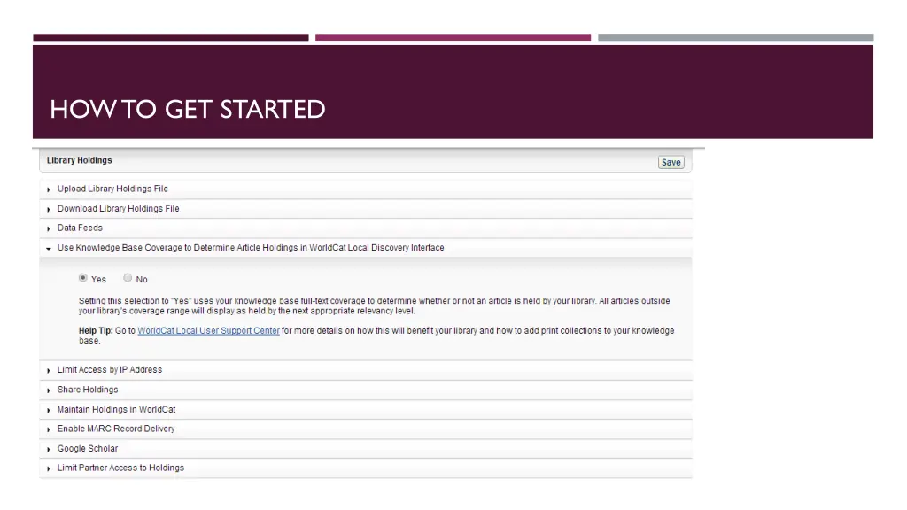 how to get started 1