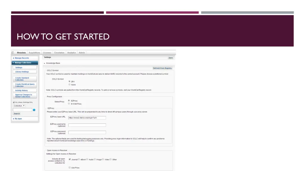 how to get started