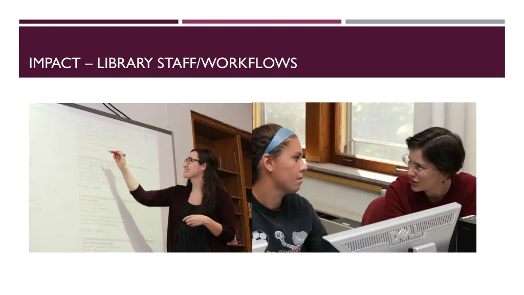 impact library staff workflows