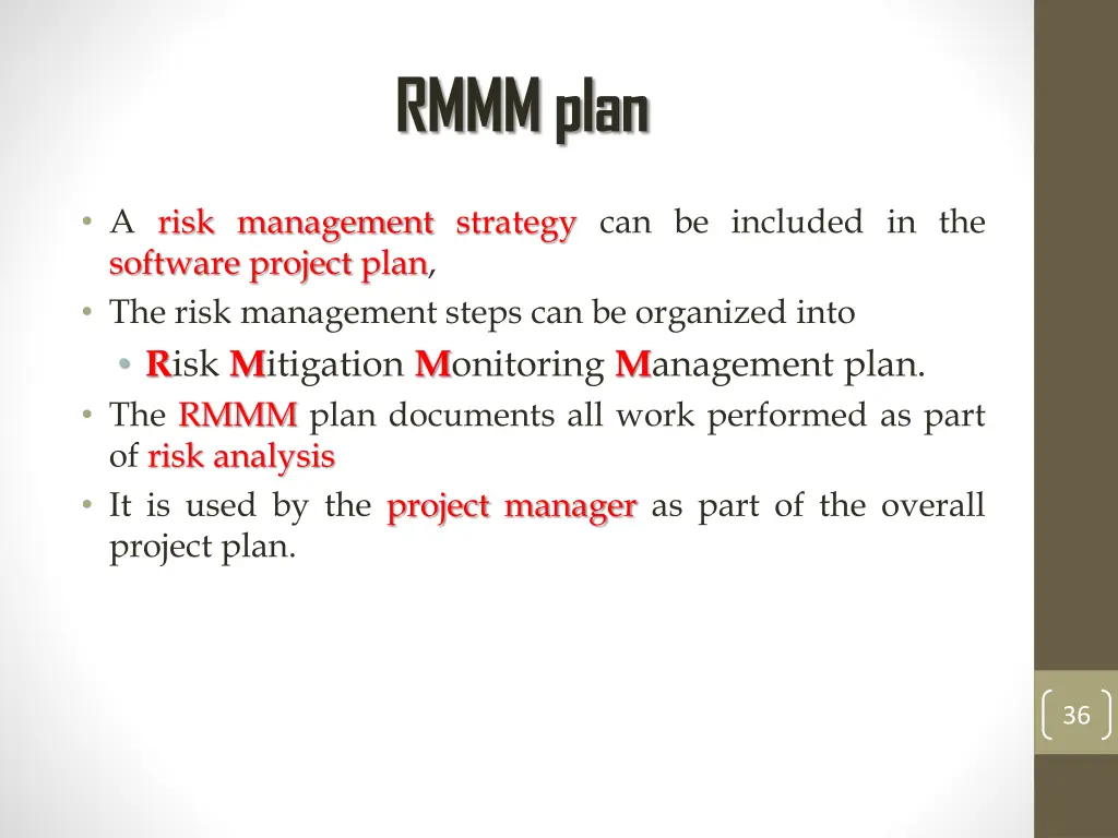 rmmm plan