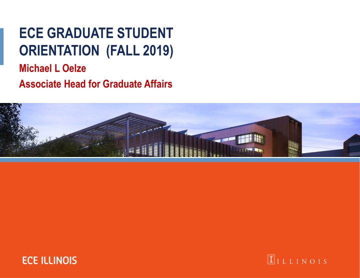 ece graduate student orientation fall 2019