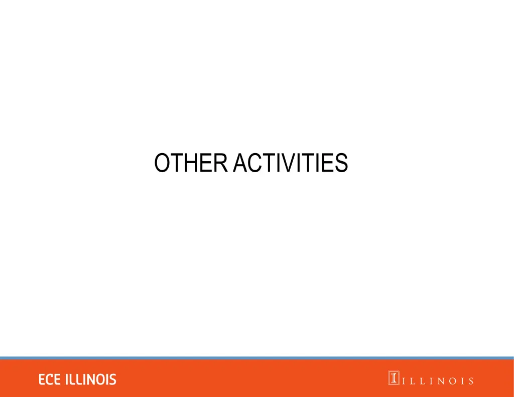 other activities