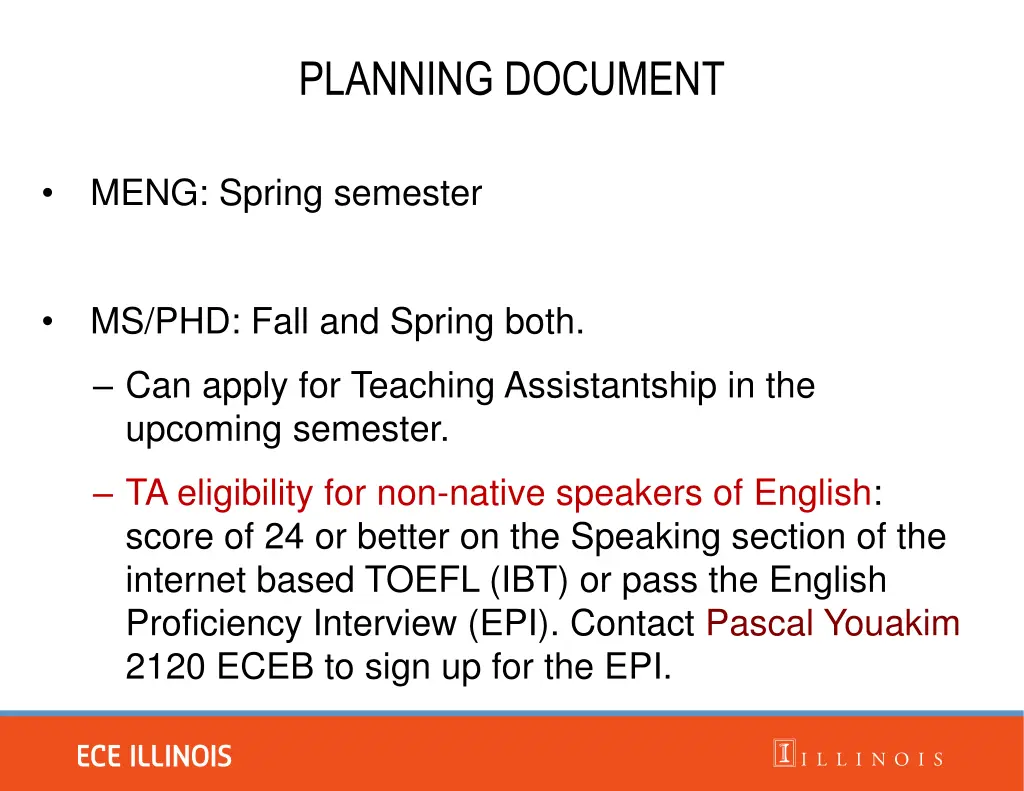 planning document
