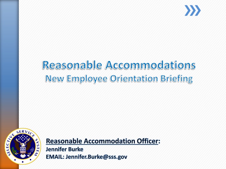 reasonable accommodations new employee