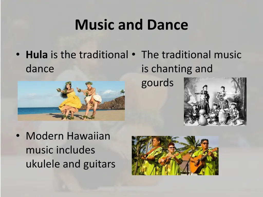 music and dance
