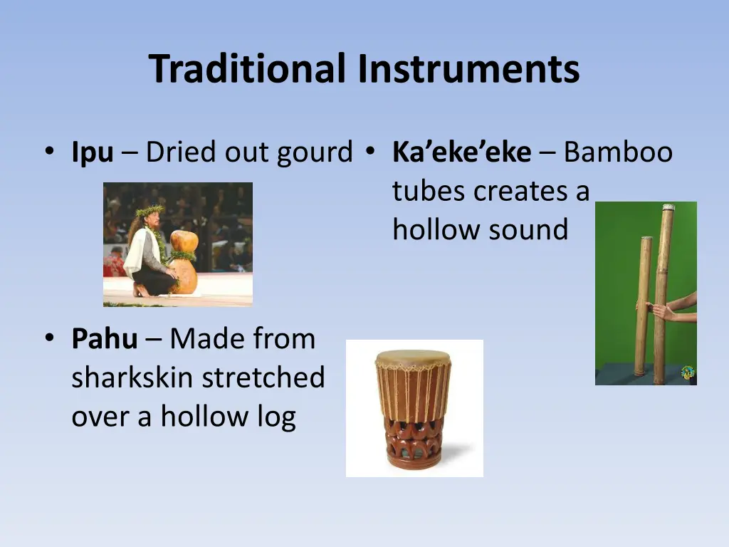 traditional instruments