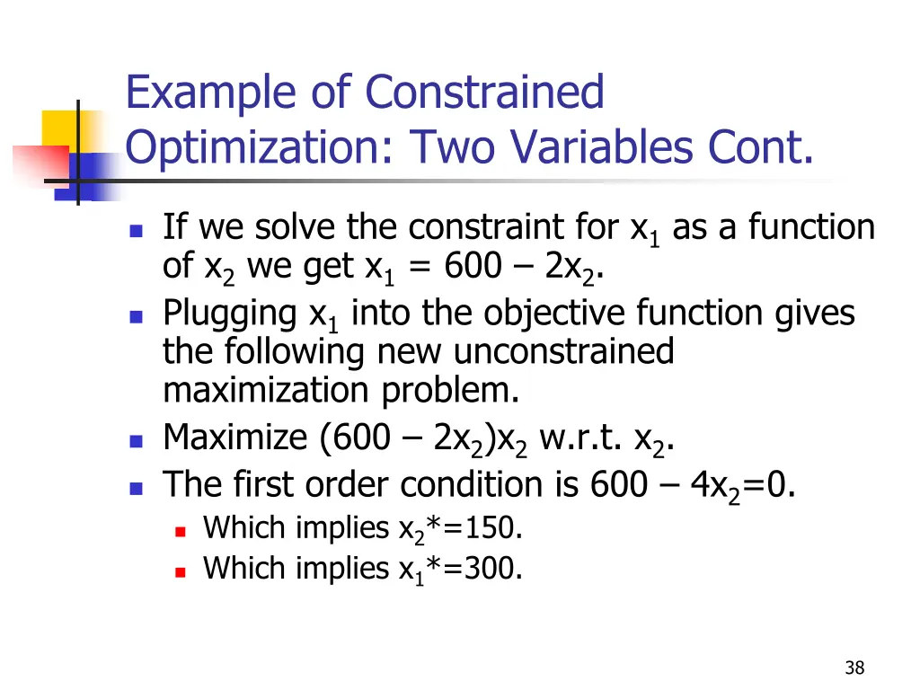 example of constrained optimization two variables 1