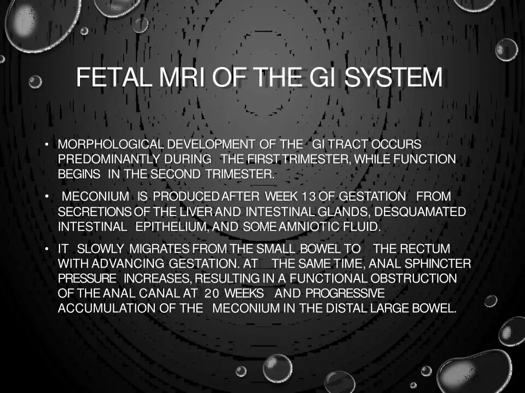 fetal mri of the gi system
