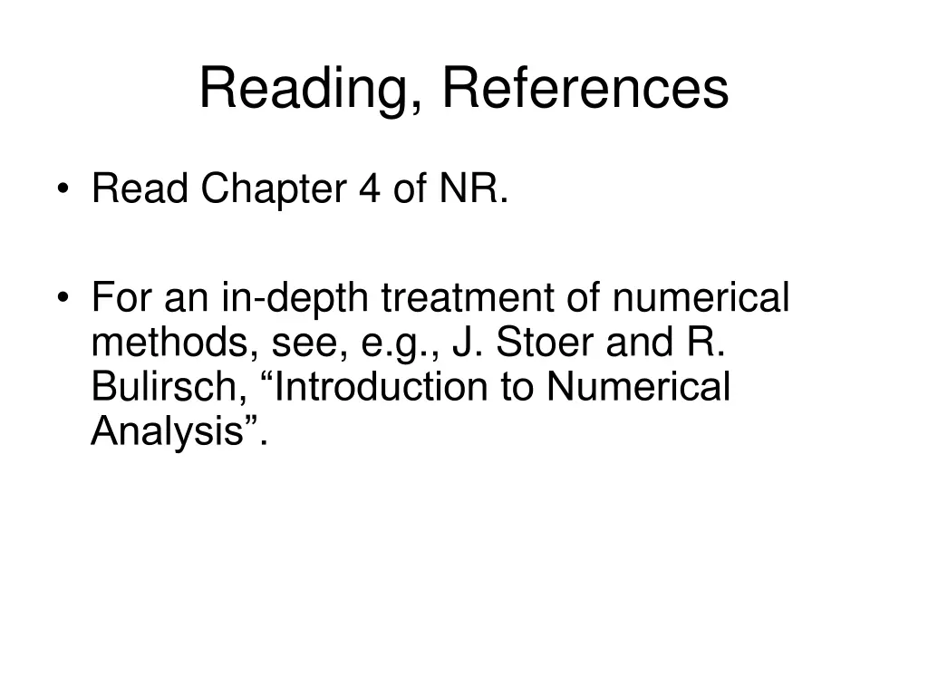 reading references