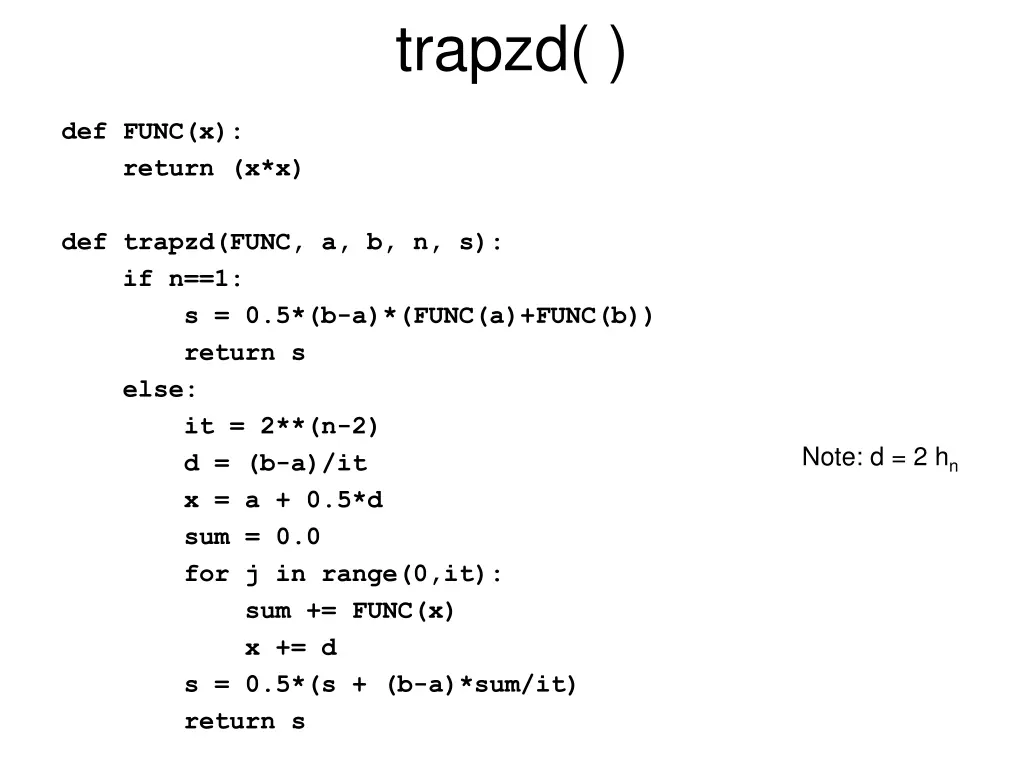 trapzd