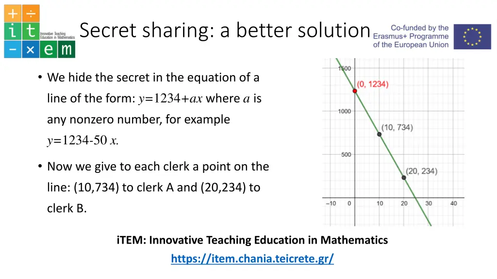 secret sharing a better solution