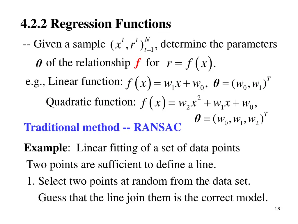 4 2 2 regression functions