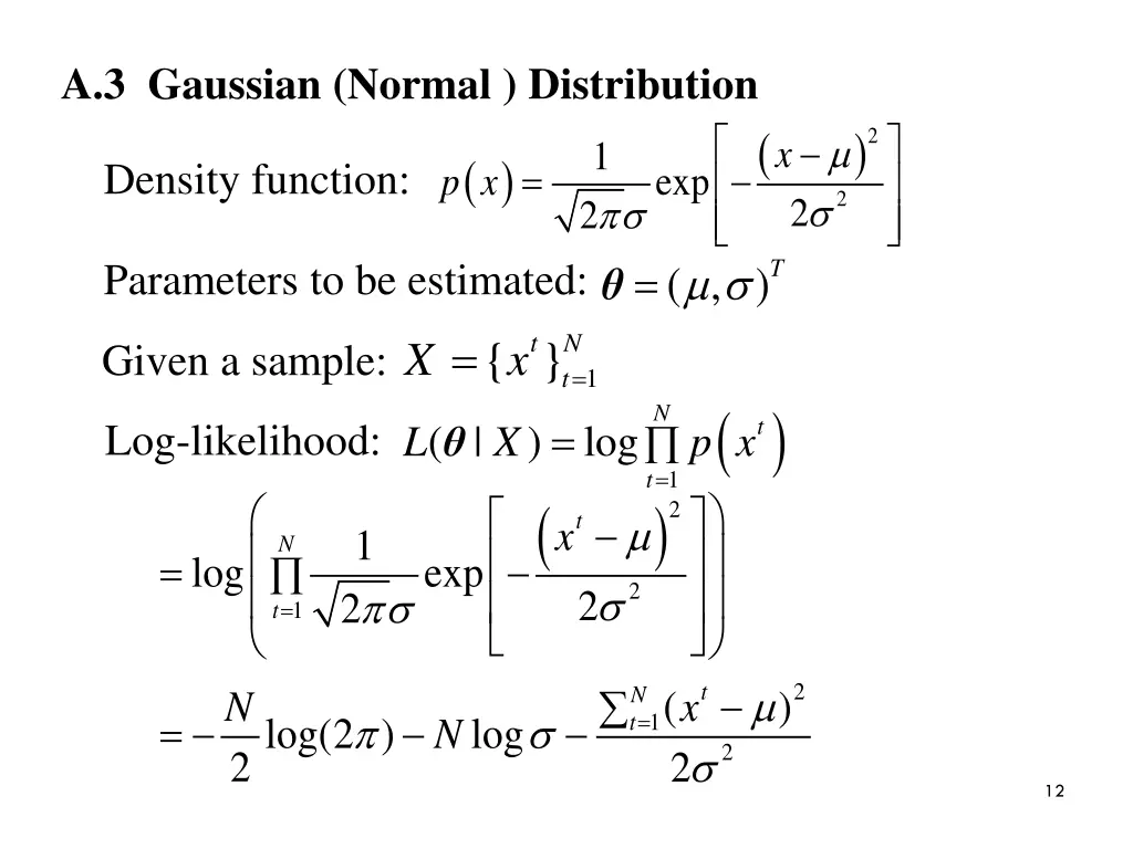 a 3 gaussian normal distribution