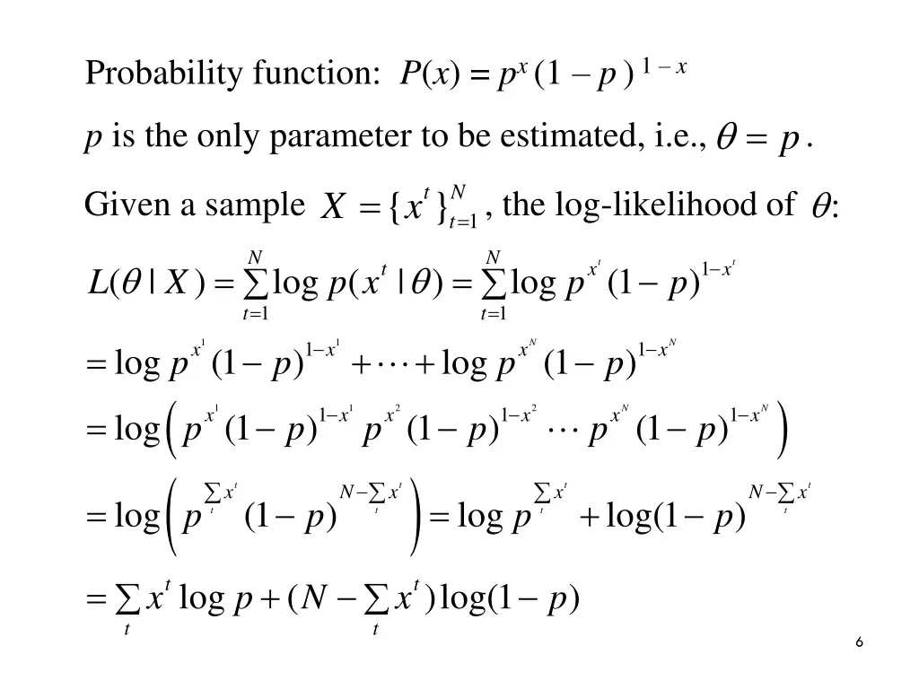 probability function