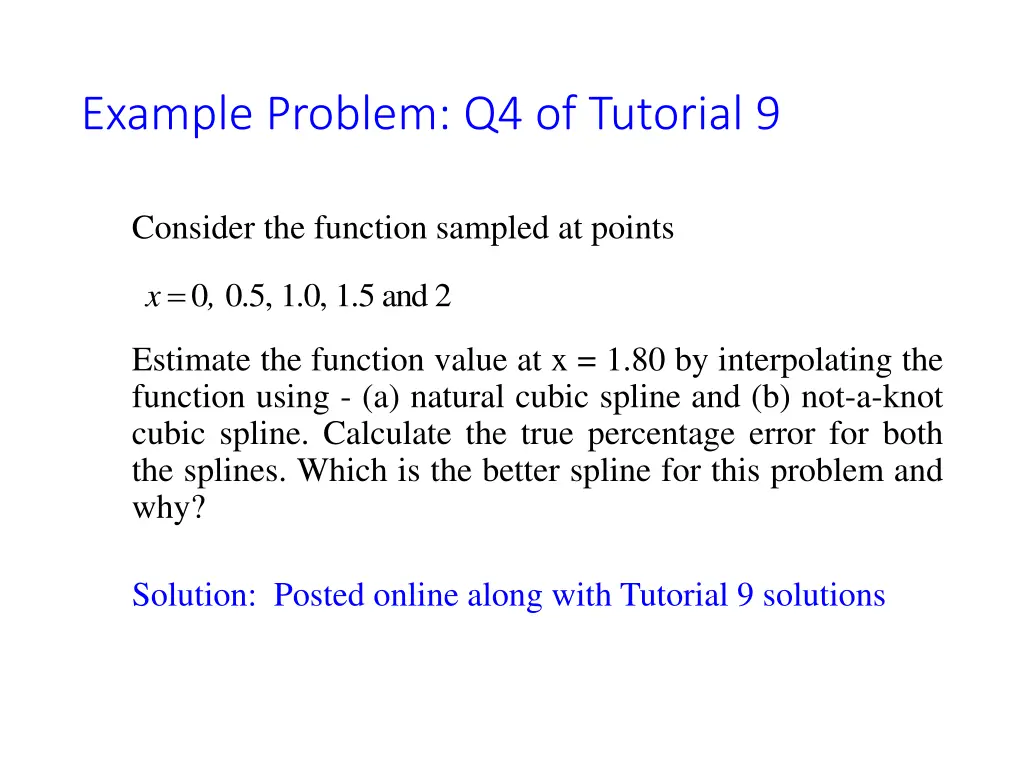 example problem q4 of tutorial 9